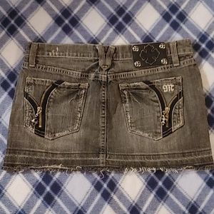 Miss Me denim mini skirt Medium